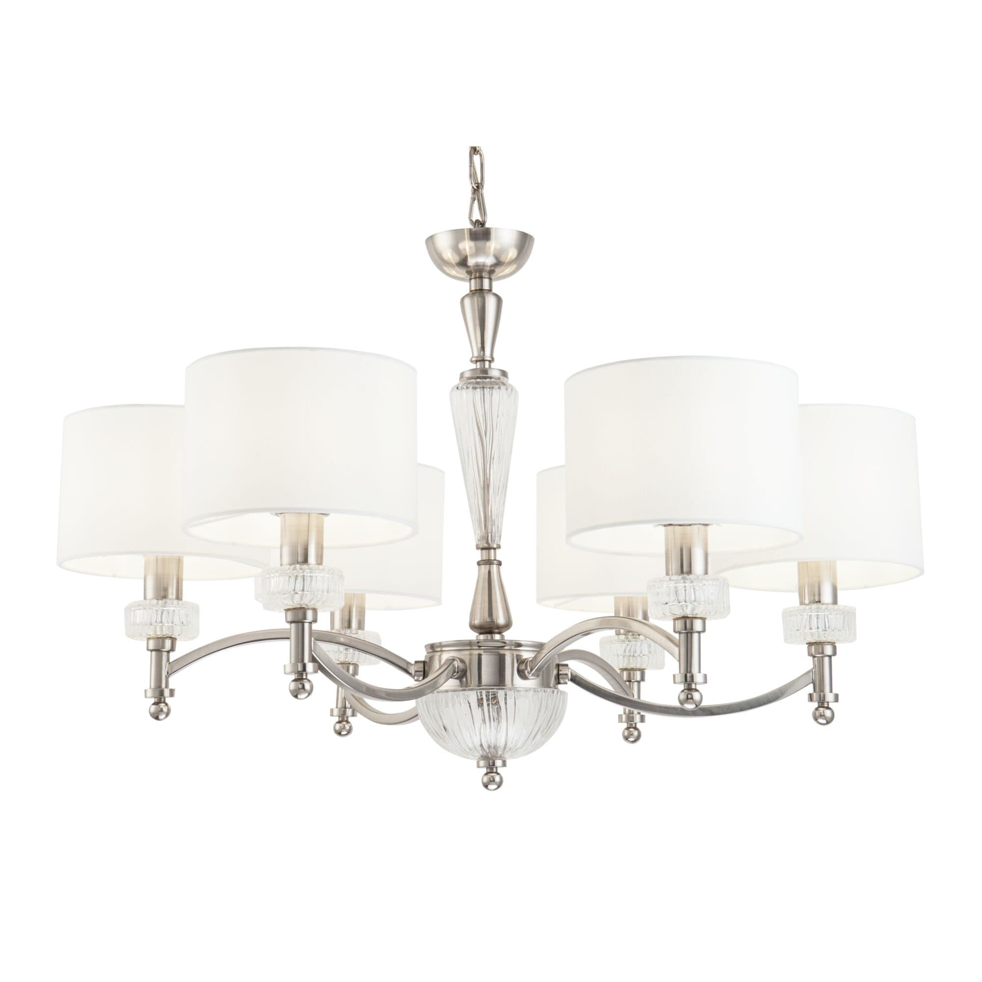 Maytoni Neoclassic Alicante Никель Люстра E14 40W MOD014CL-06N — миниатюра 6