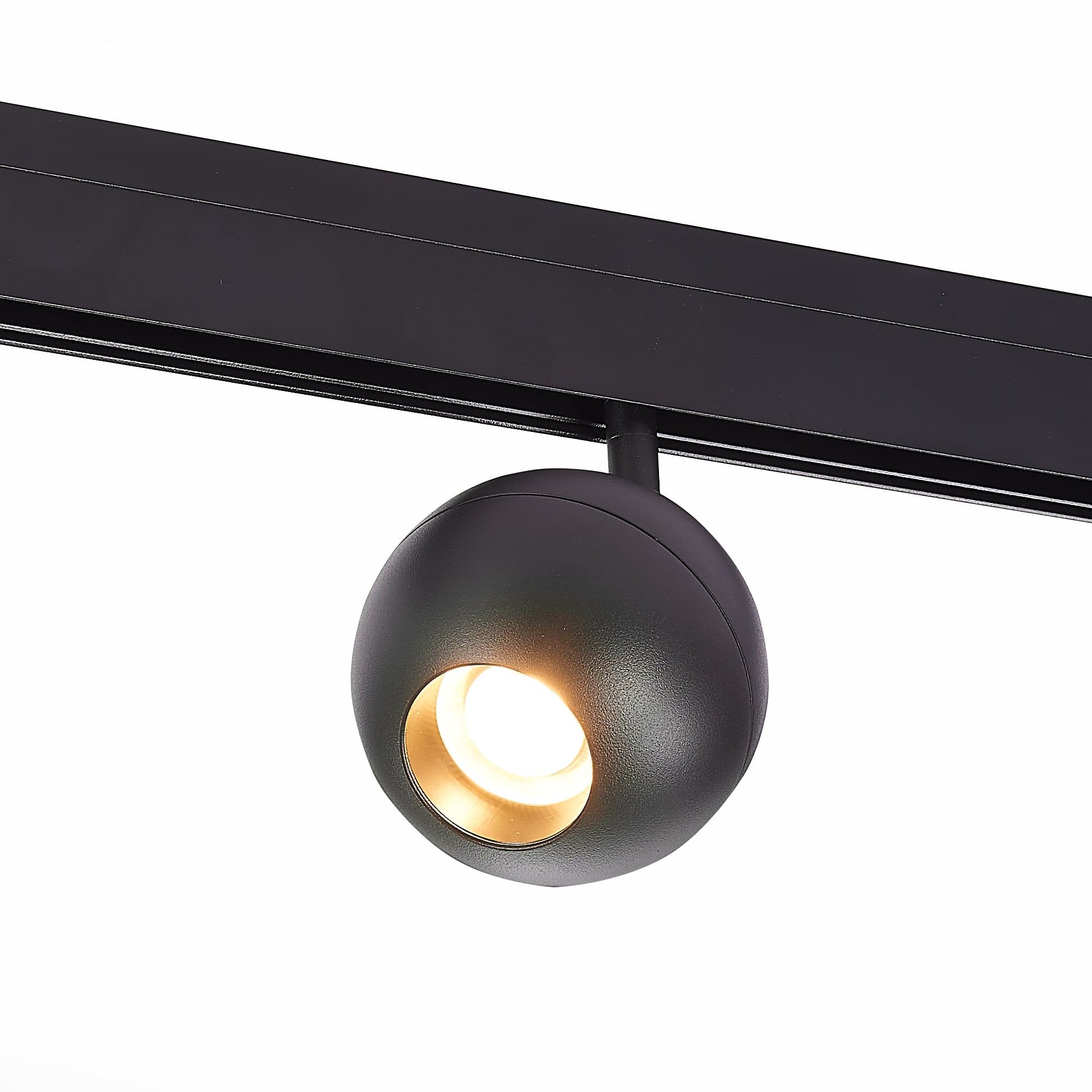 ST Luce ST354.446.12 Магнитный трековый светильник Черный LED 1*12W 4000K 680Lm Ra>80 36° IP20 L120xW100xH195 48V