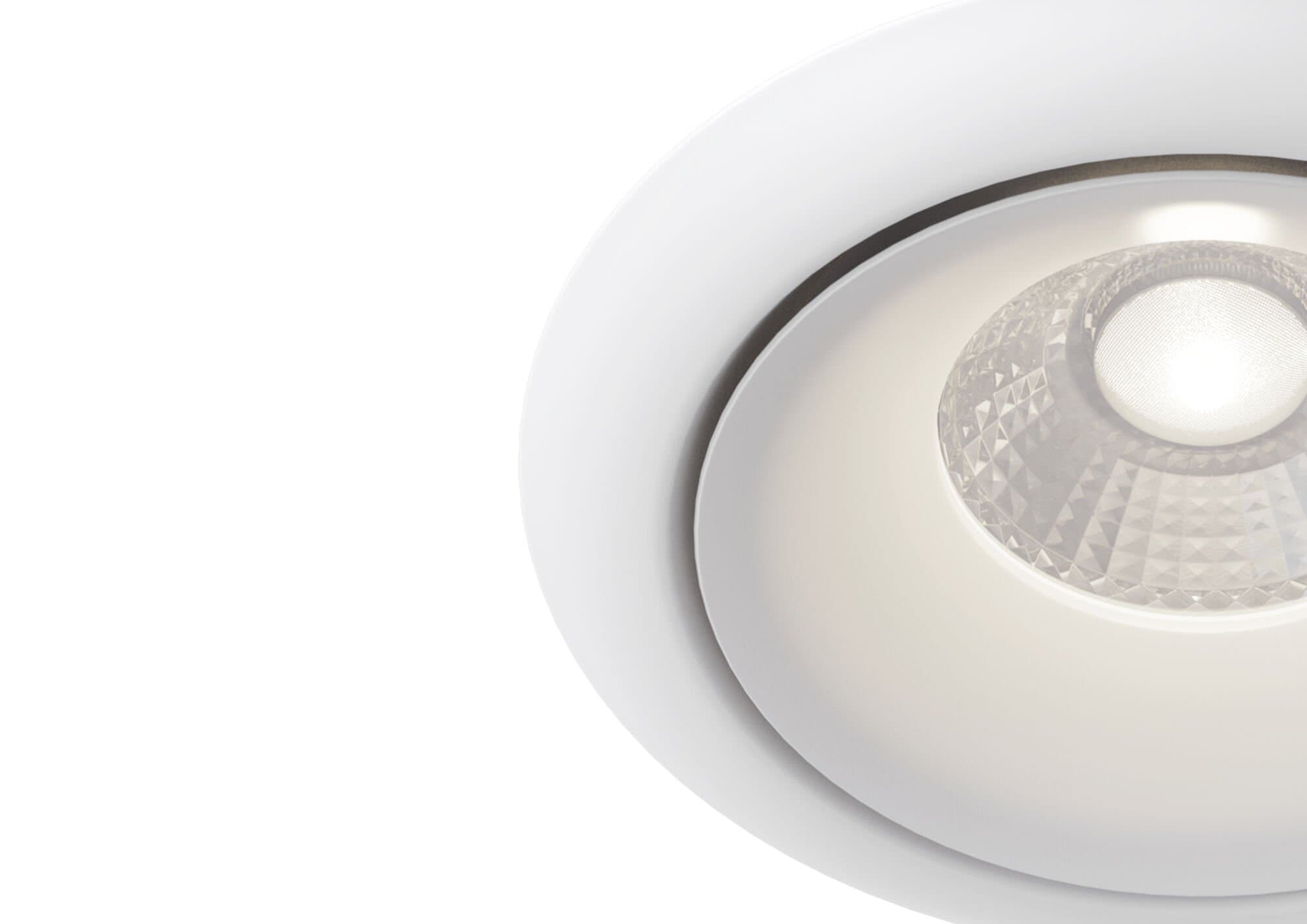 Maytoni Technical Zoom Белый Встраиваемый светильник LED 8W 650Лм DL031-2-L8W — миниатюра 4