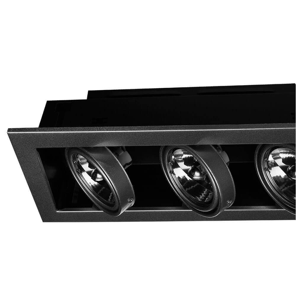 Arte Lamp Cardani Серебро/Серый Светильник точечный встаиваемый 50W G5,3 3x500lm A5930PL-3SI — миниатюра 4