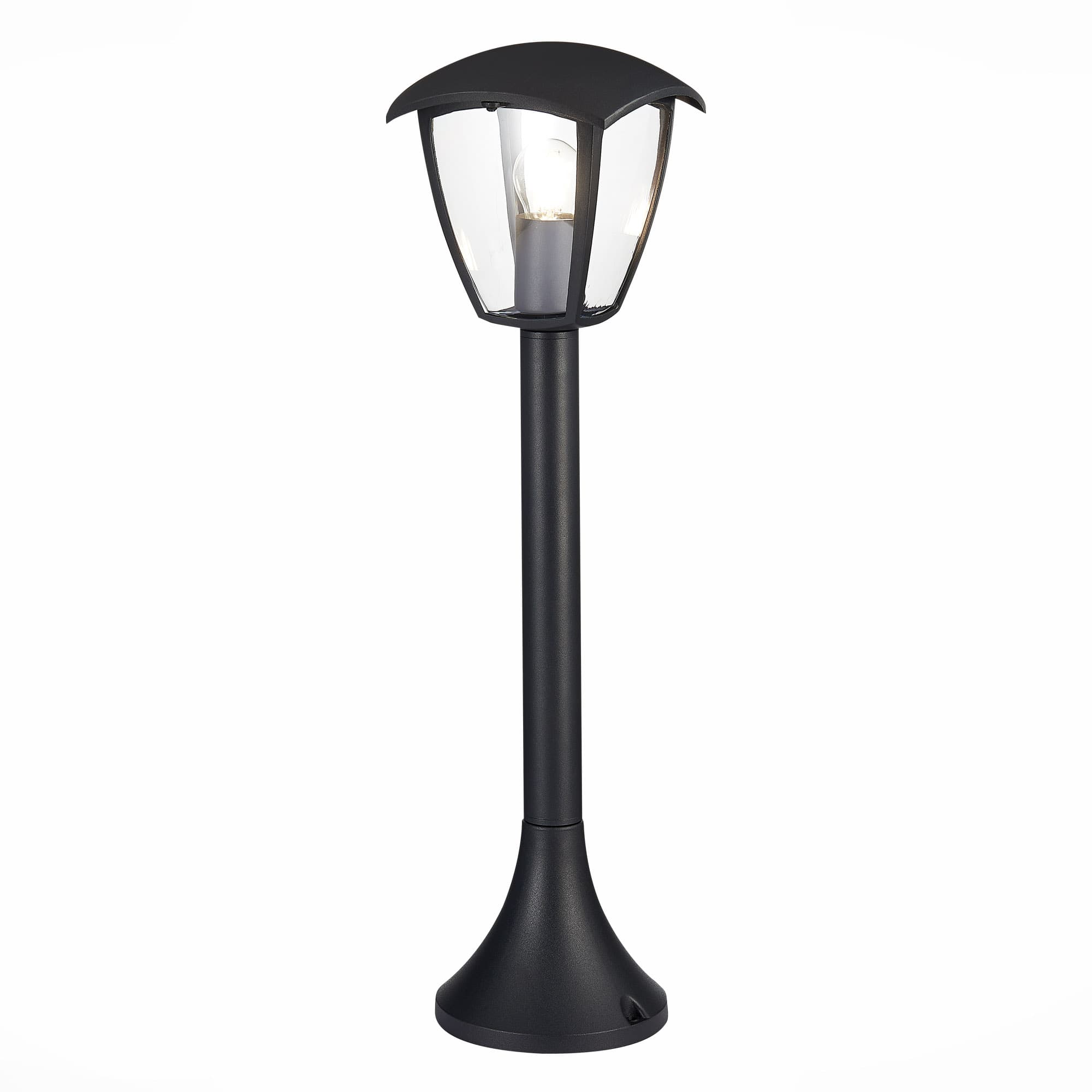 ST Luce SL081.405.01 Светильник уличный наземный Черный/Черный, Прозрачный E27 1*40W — миниатюра 1