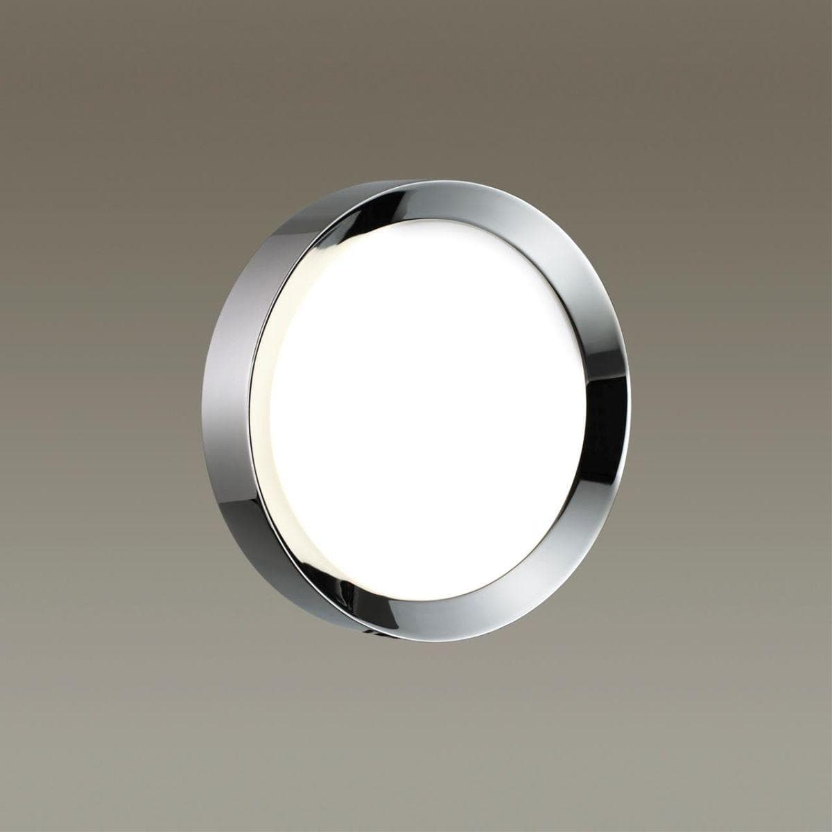 Odeon Light 4947/30CL WALLI ODL22 513 хром/белый/пластик Настенно-потолочн.светильн. пульт ДУ LED 30W 4000K LUNOR — миниатюра 4