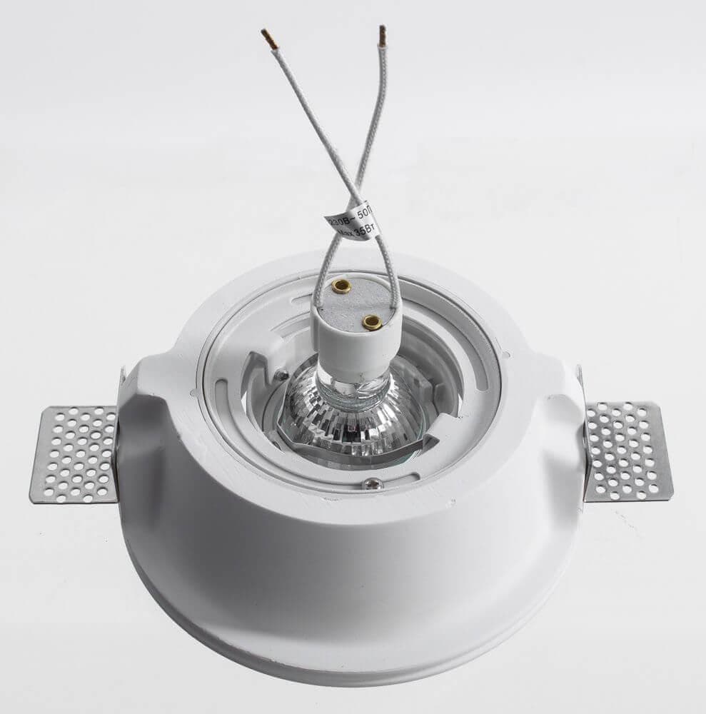 Arte Lamp Invisible Белый Светильник точечный встаиваемый 35W GU10 A9215PL-1WH — миниатюра 3