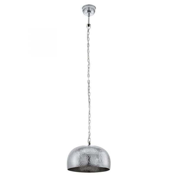 Eglo Подвес DUMPHRY, 1х60W (E27), Ø340, H1100, сталь, хром 49182