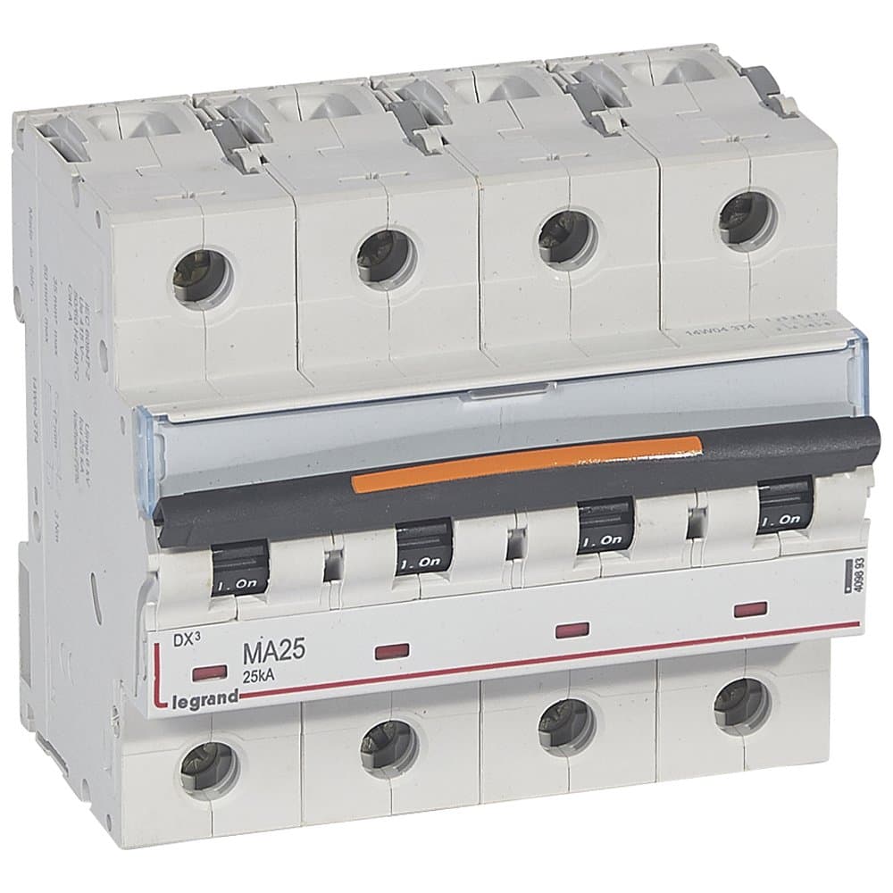 Legrand Автоматический выключатель DX3 4П MA25A 25кА 409893