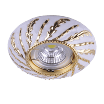 Italmac Regal 51 6 46 Светильник литой, неповоротный, MR 16, белый-золото