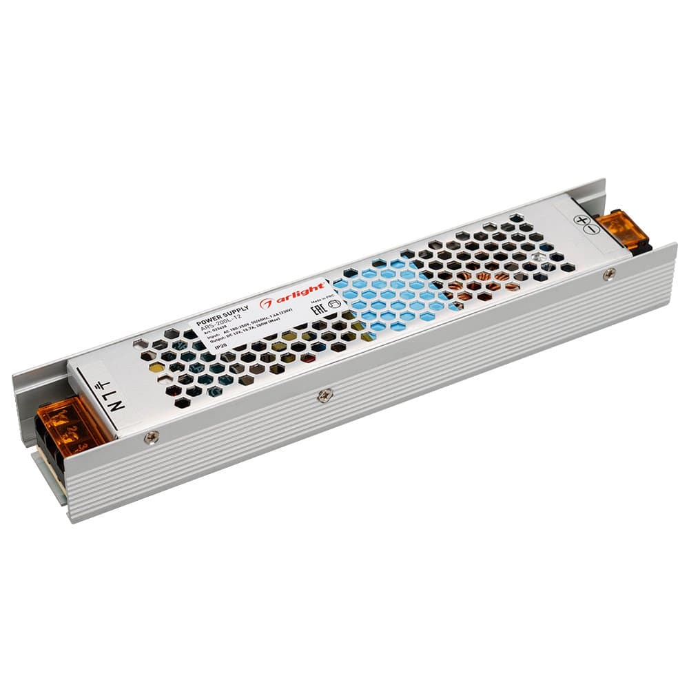 Arlight Блок питания ARS-200L-12 (12V, 16.7A, 200W) (IP20 Сетка, 2 года) 023628