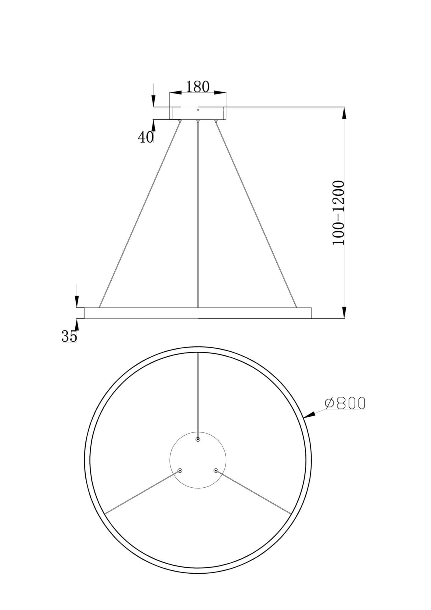 Maytoni Technical Подвесной светильник Черный MOD058PL-L42B4K — миниатюра 5