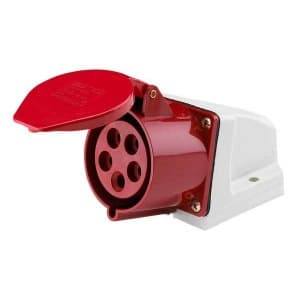TDM Розетка 115 стационарная 3Р+РЕ+N 16А 380В IP44 SQ0602-0003 — миниатюра 2