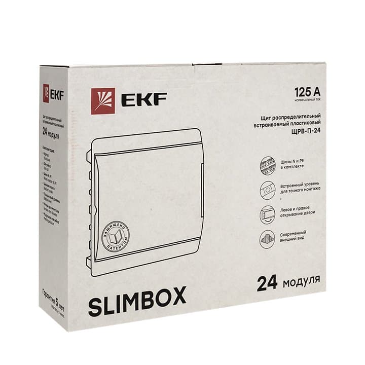 EKF PROxima Щит распред. встраиваемый ЩРВ-П-24 "SlimBox" IP41 — миниатюра 3