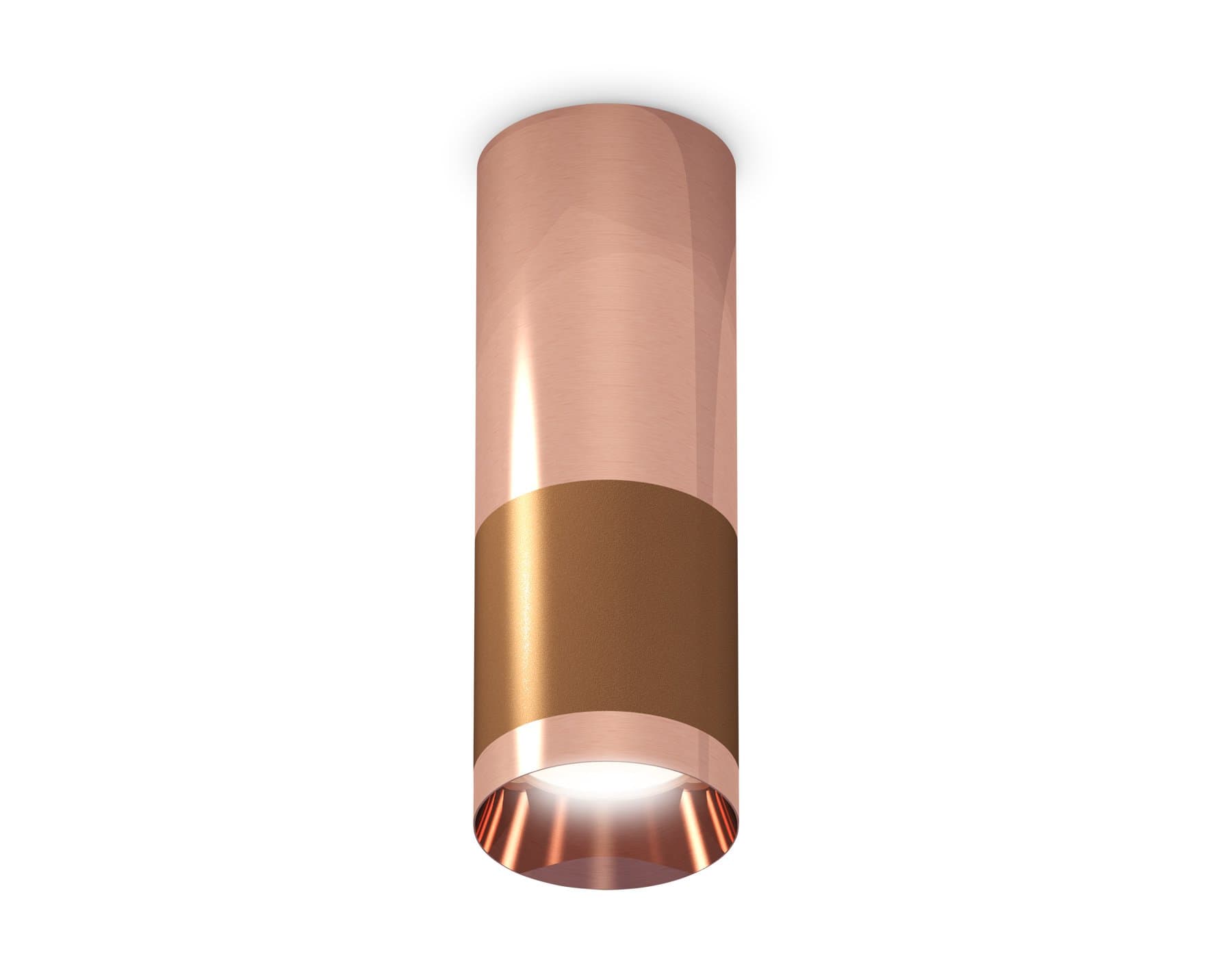 Ambrella Комплект накладного светильника XS6304090 SCF/PPG кофе песок/золото розовое полированное MR16 GU5.3 (C6304, C6326, A2010, N6135) — миниатюра 1