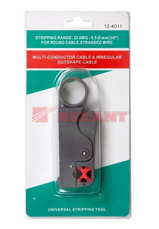 Инструмент для зачистки коаксиального кабеля RG-58, RG-59, RG-6 (ht-332) Rexant 12-4011 — миниатюра 2