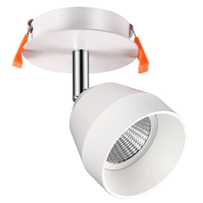 Novotech 357453 NT18 072 матовый белый Встраиваемый светильник IP20 LED 3000K 10W 100-240V SOLO