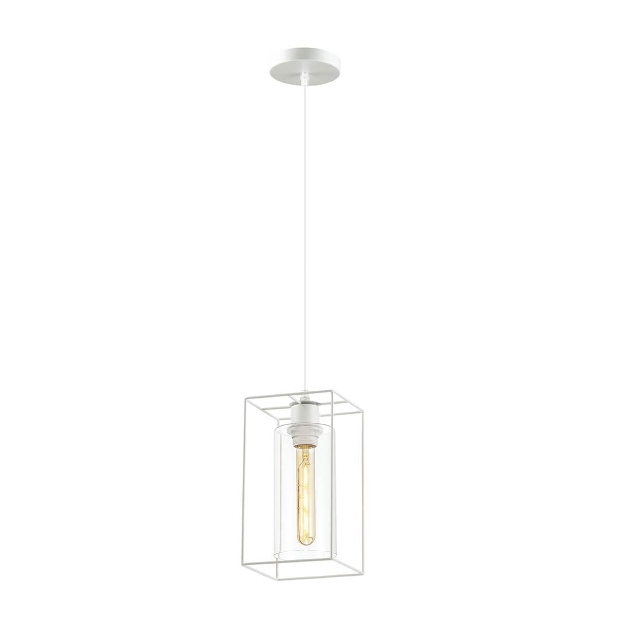 Lumion 3732/1 LN19 261 белый/прозрачный Подвес E27 60W 220V ELLIOT — миниатюра 1