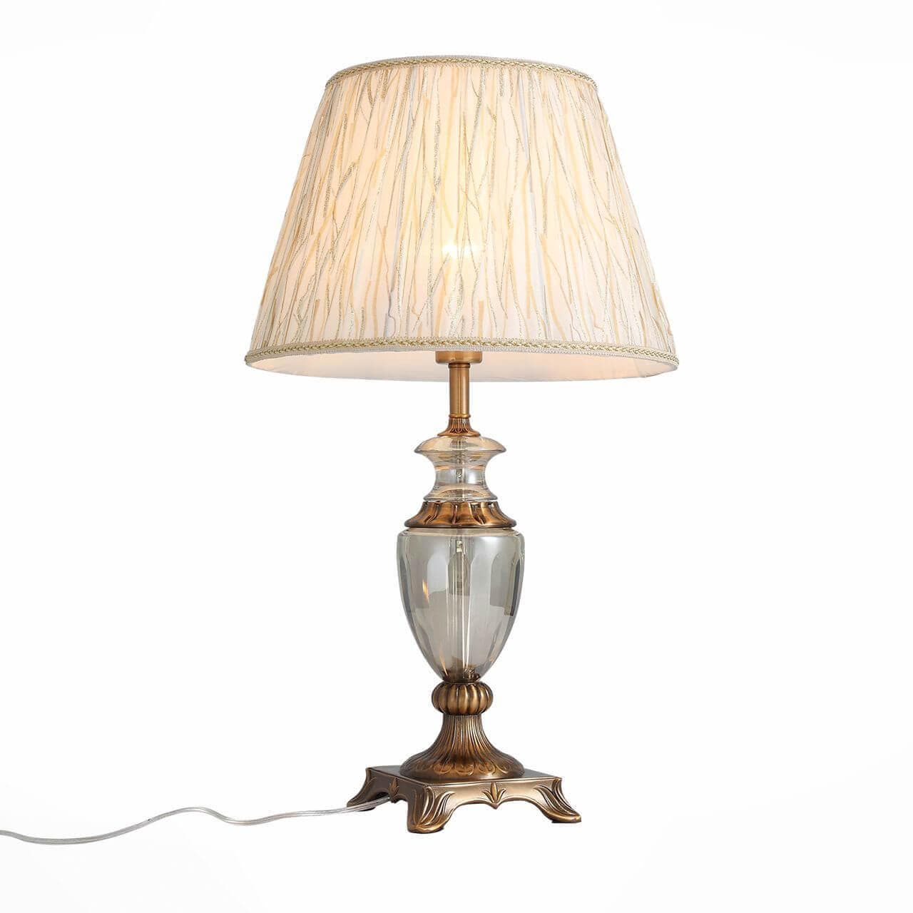 ST LUCE SL966.304.01 Настольная лампа  Бронза/Бежевый E27 1*60W (из 2-х коробок) — миниатюра 1