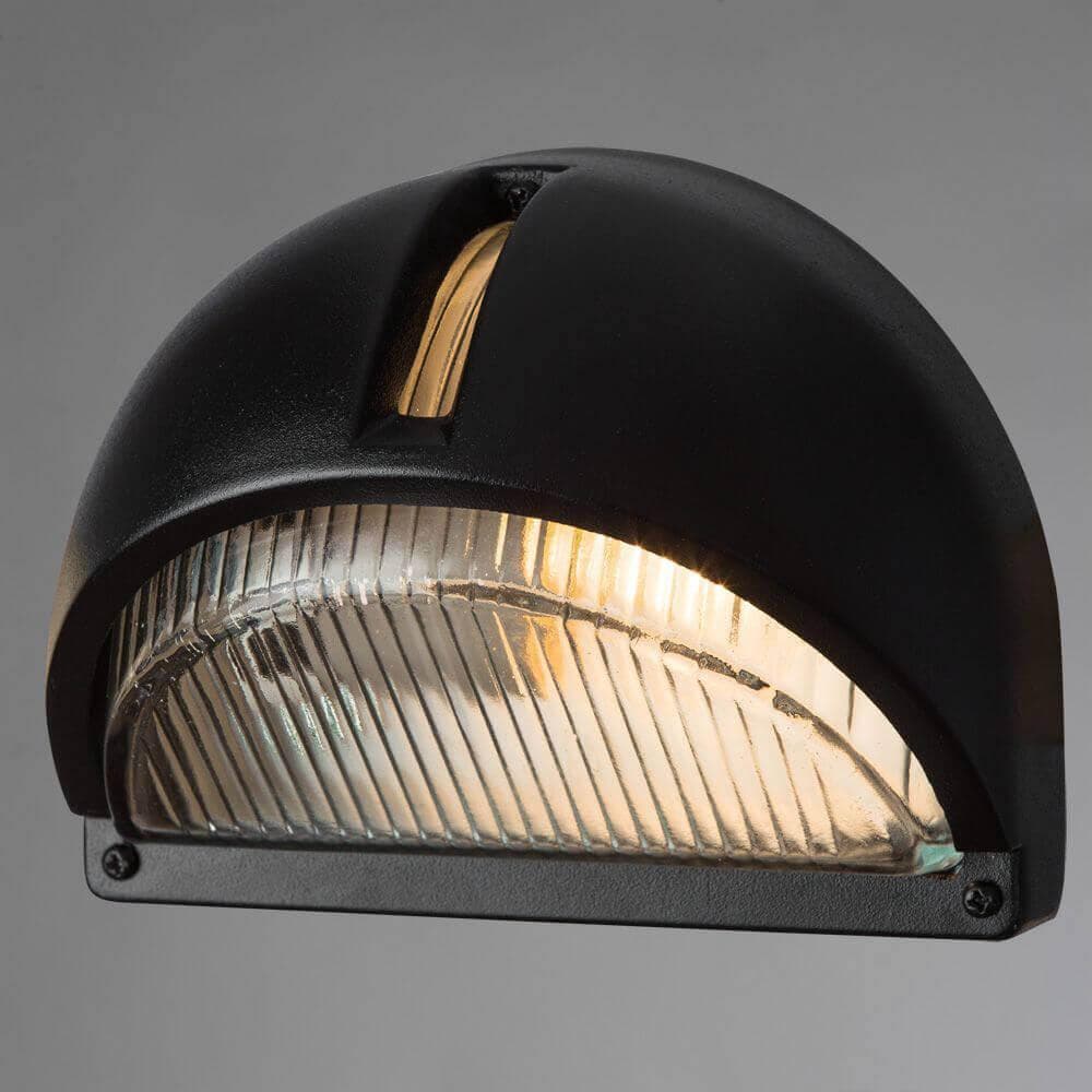 Arte Lamp Urban Черный/Прозрачный Светильник уличный настенный 60W E27 A2801AL-1BK — миниатюра 2
