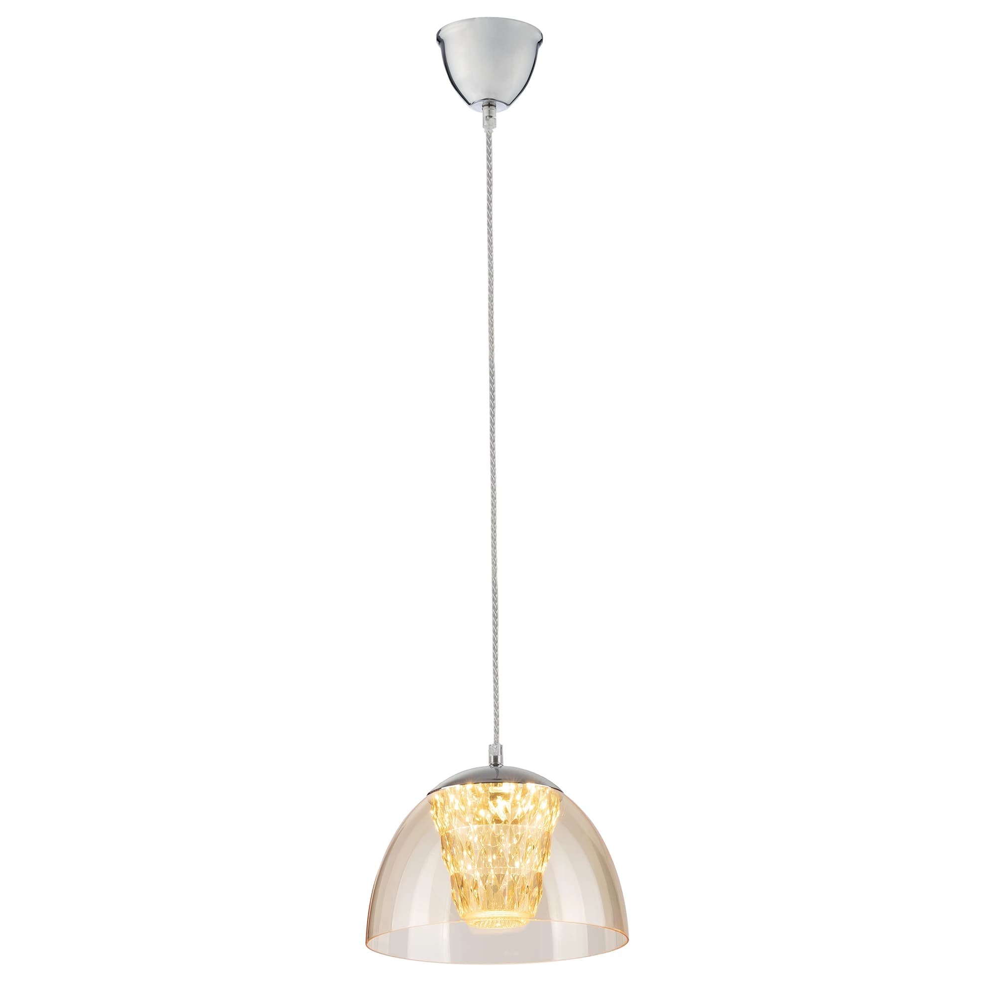 Citilux CL717112 Топаз Желтый Подвес — миниатюра 3