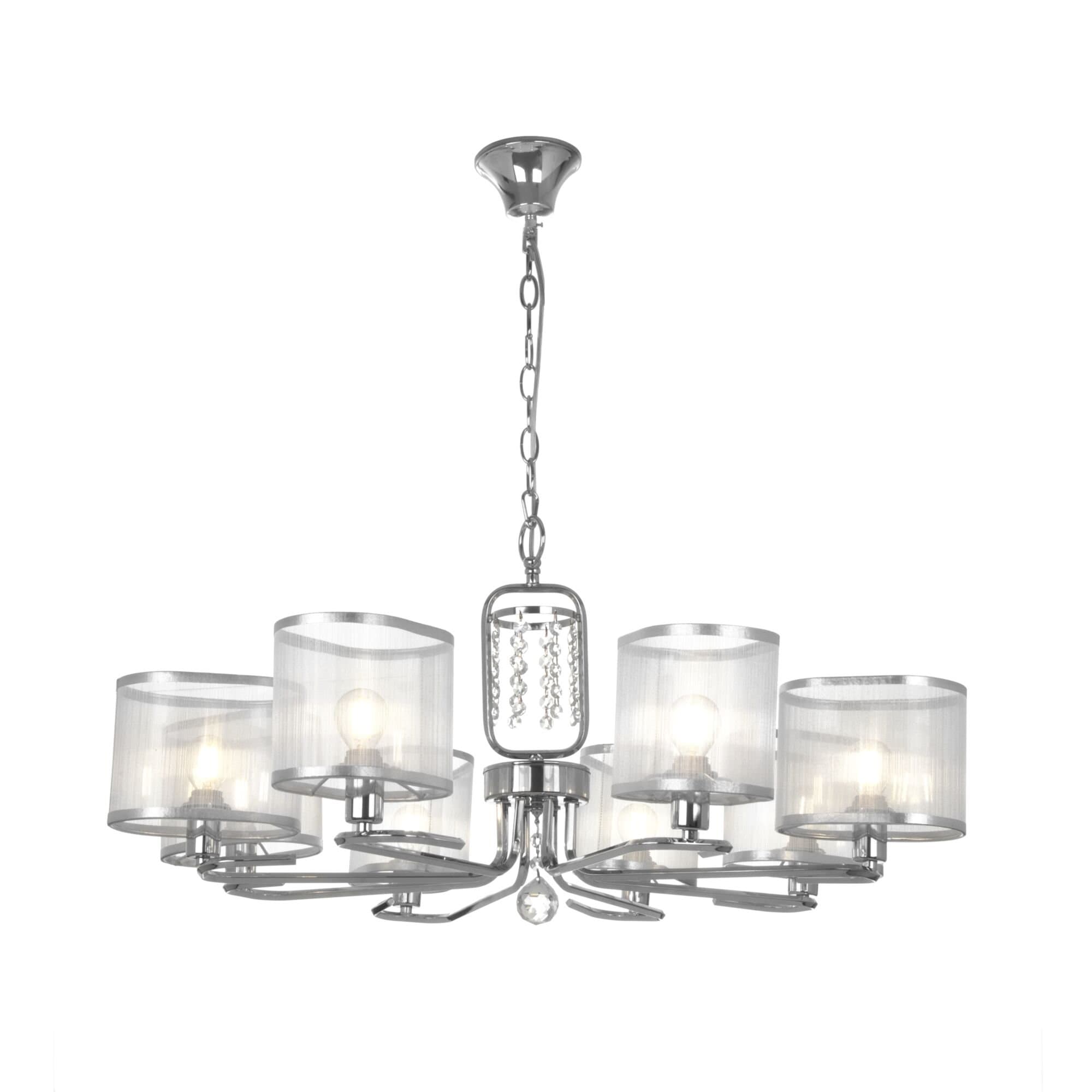 Freya Modern Elin Хром Люстра E14 40W FR5016PL-08CH — миниатюра 2