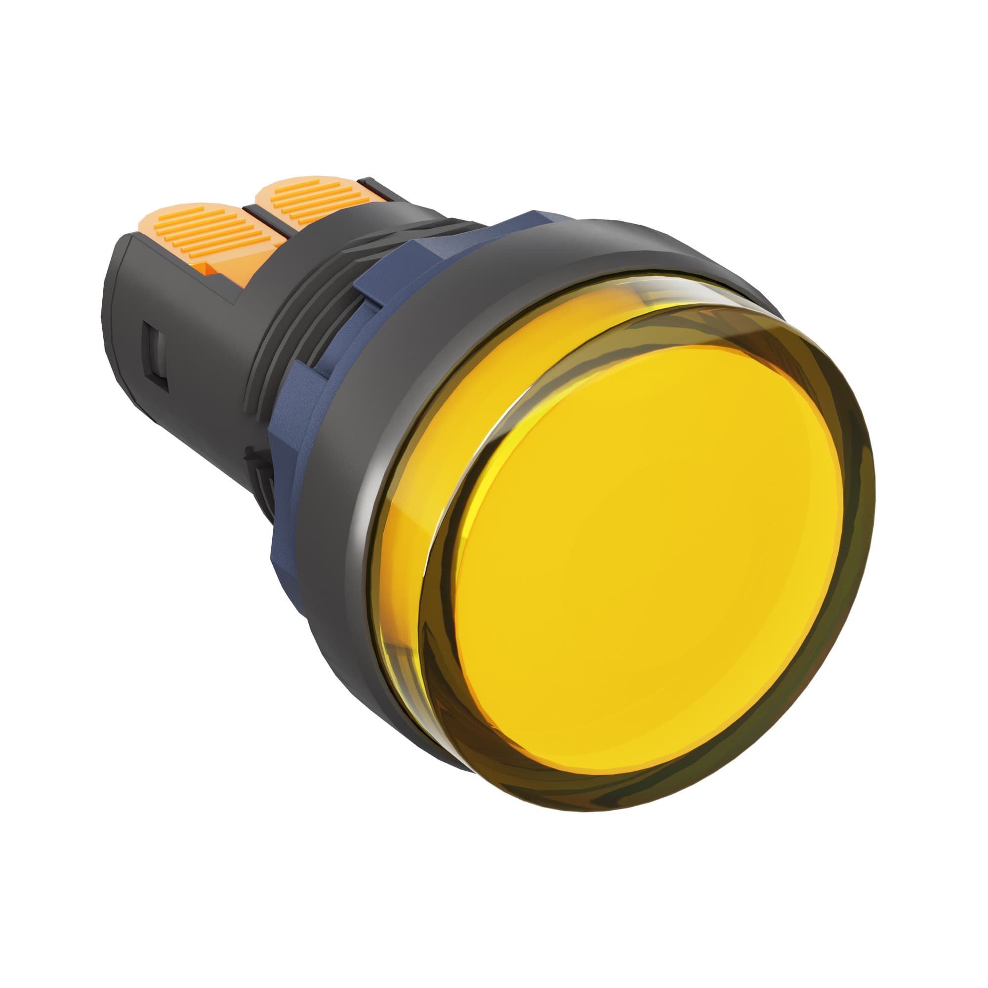 DKC Сигнальный индикатор со встроенным диодом 220В, желтый, зажим Plug-In — миниатюра 1