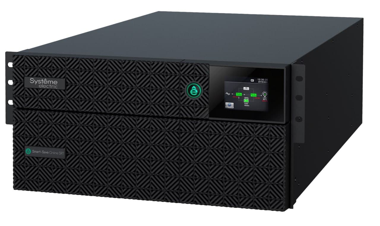 Systeme Electric ИБП Smart-Save Online SRT 6000 ВА/Вт, 230В,1:1,5U,RT, клеммы+выход 6хC13,4хC19 — миниатюра 1