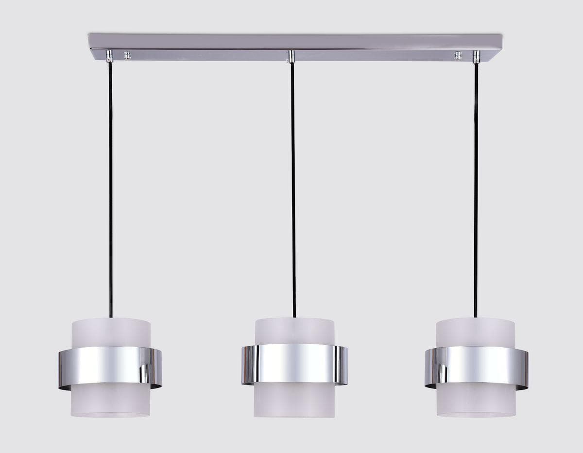 Ambrella Подвесной светильник со сменной лампой TR3651/3 CH/FR хром/матовый E27/3 max 40W 820*180*700 — миниатюра 3