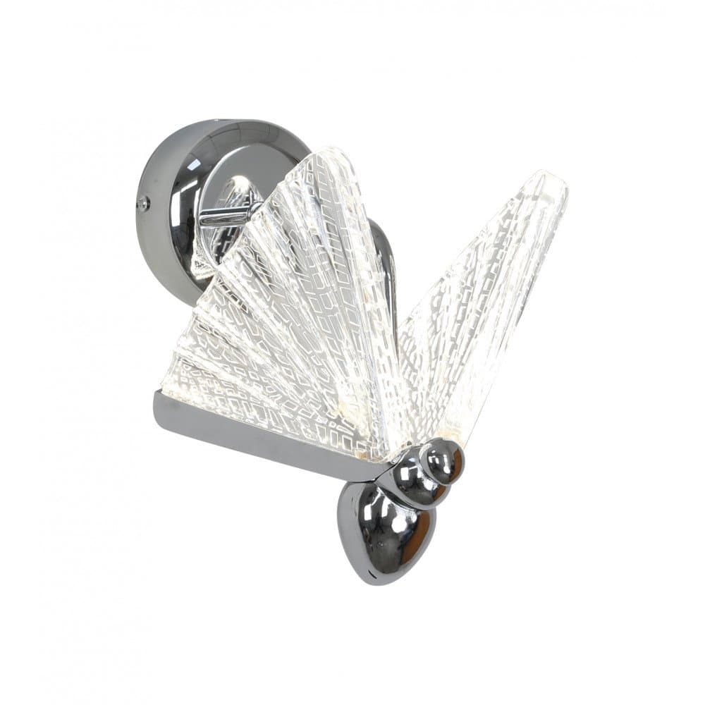 Kink Light 08444,02 Бра Баттерфляй хром w17*13 h20 Led 6W (4000K)