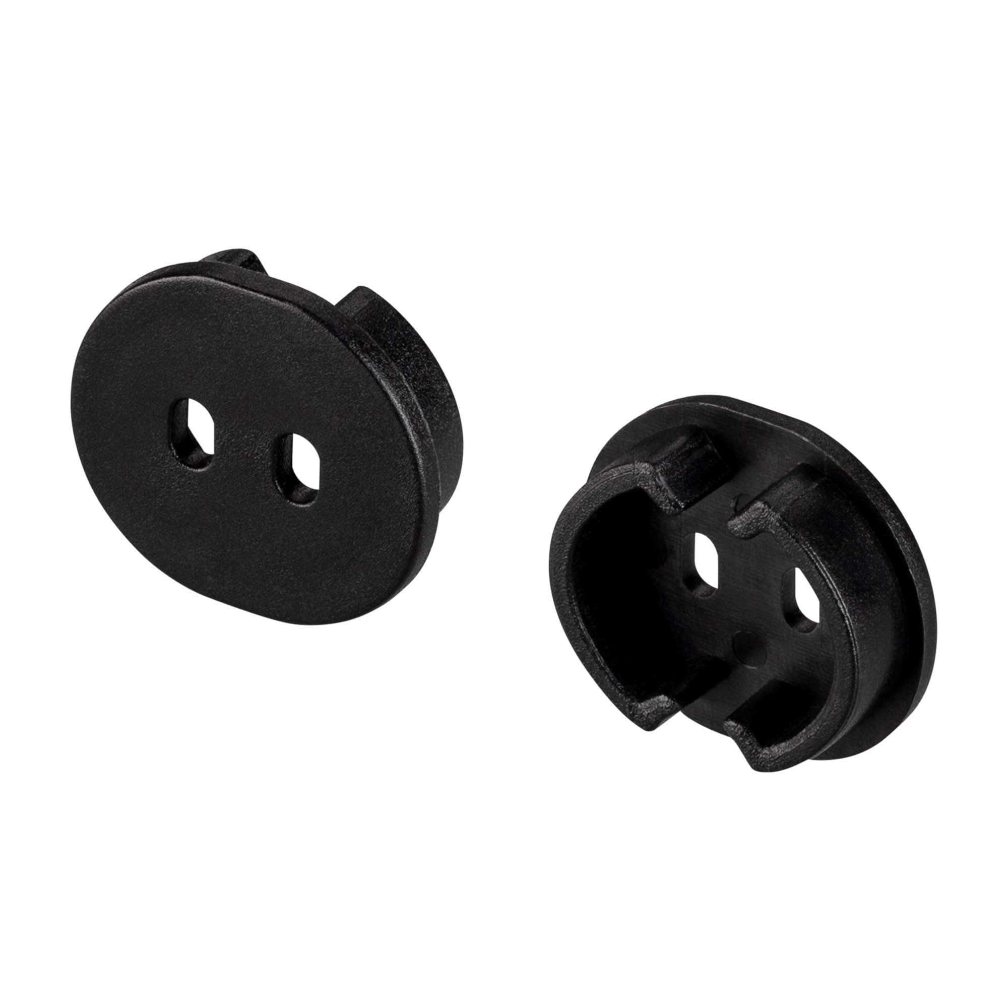 Arlight Заглушка ARH-ROUND-D20-DUAL BLACK с отверстием (Пластик) 039302