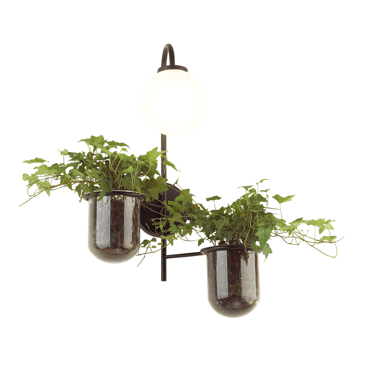 Odeon Light 4681/1W ODL20 625 черный/белый Настенный светильник E14 1*40W 220V FLOWER — миниатюра 2