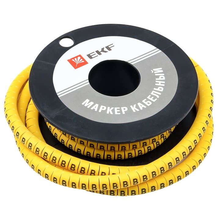 EKF PROxima Маркер кабельный 4,0 мм2 "B" (500 шт.) (ЕС-2) — миниатюра 4