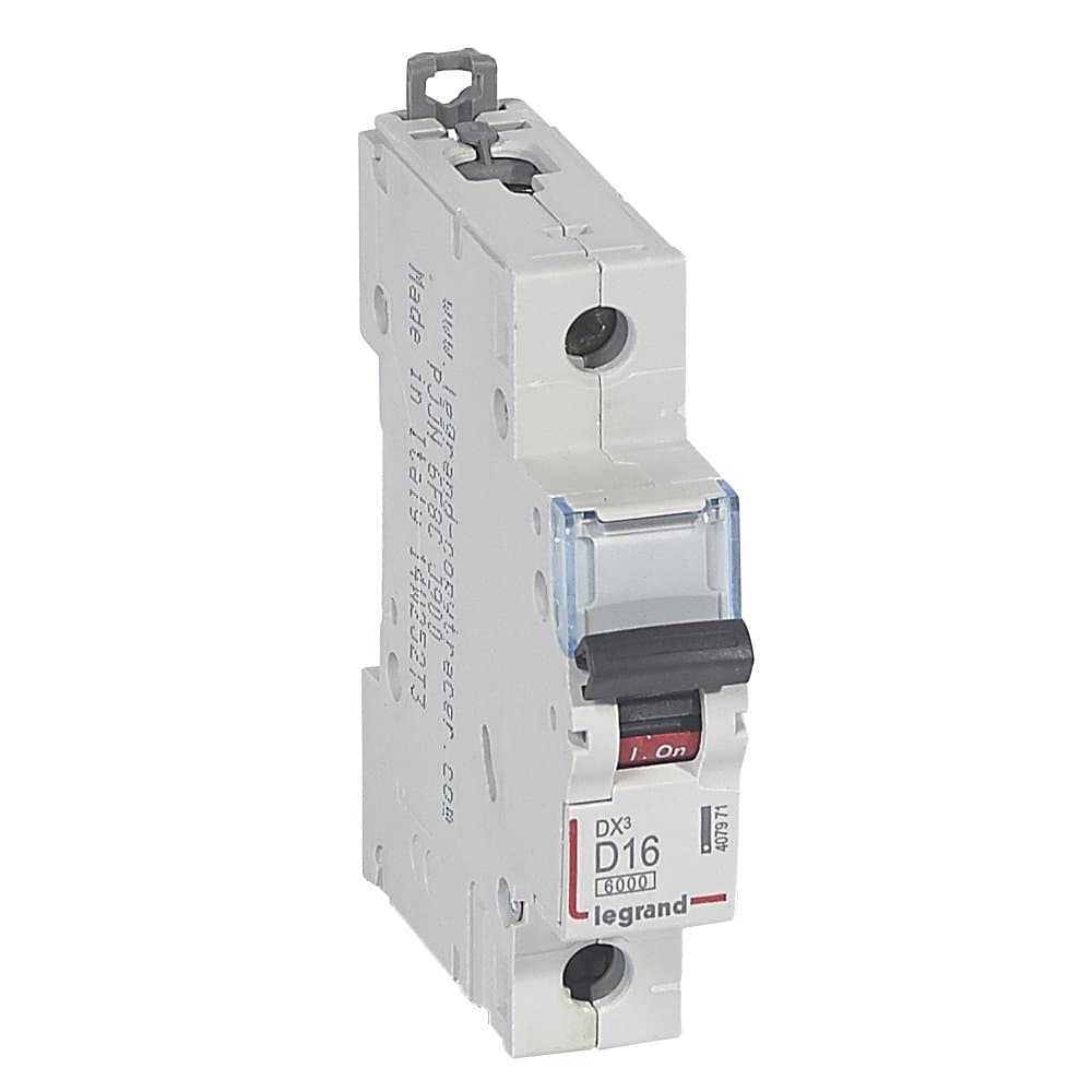 Legrand DX3 Автоматический выключатель 1P 16A (D) 10кА 407971 — миниатюра 1