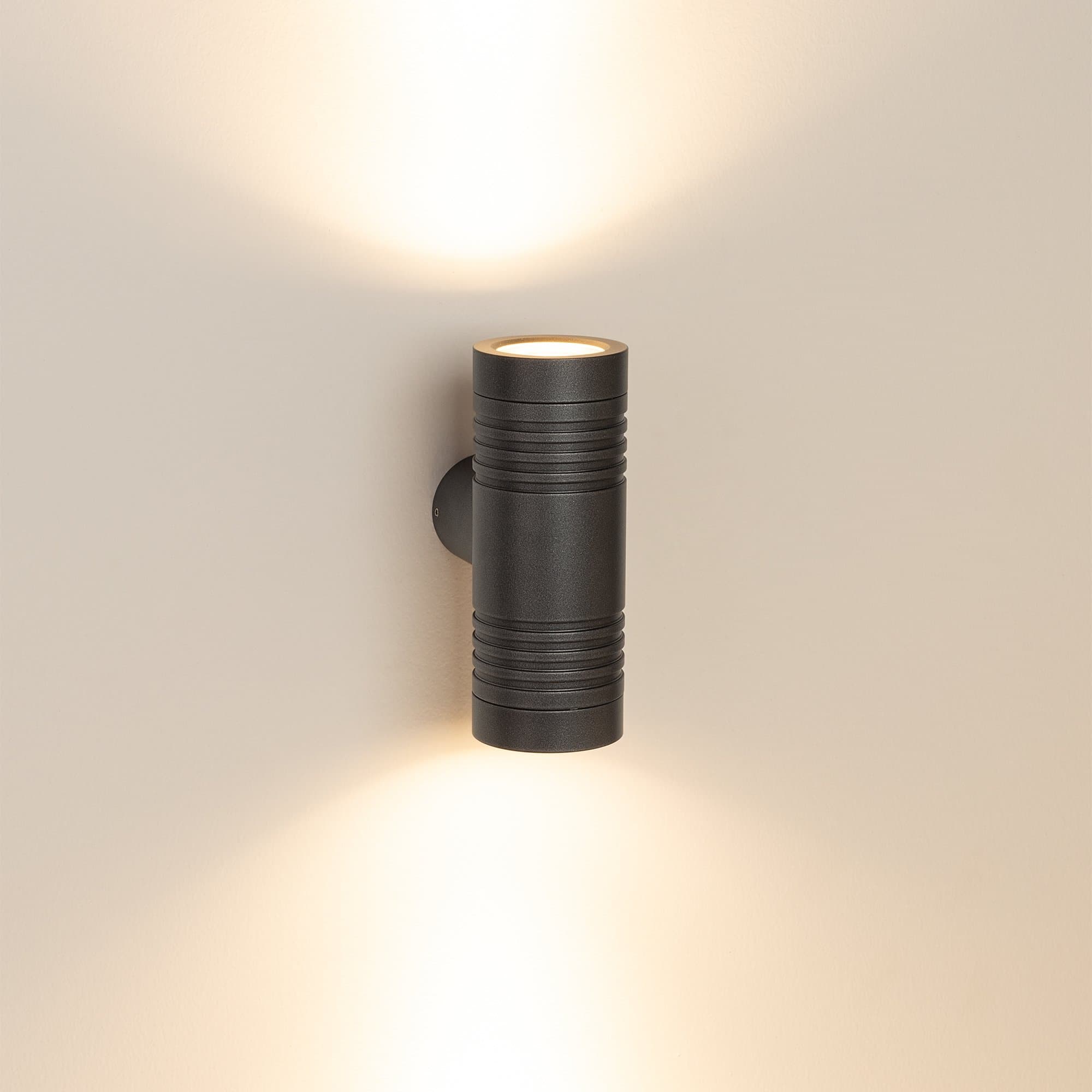 Arlight Светильник KT-RAY-WALL-TWIN-R46-2x3W Warm3000 (GR, 24 deg, 24V) (IP65 Металл, 3 года) 034137 — миниатюра 3