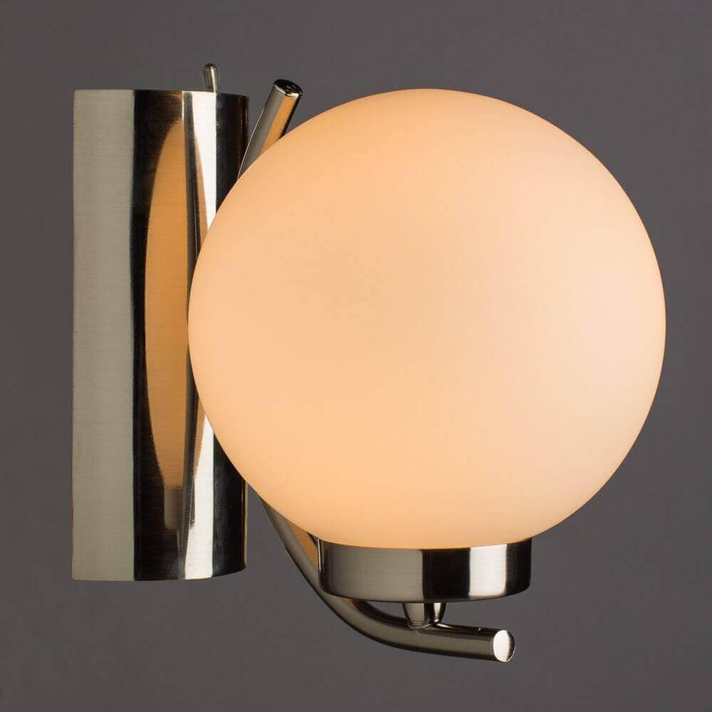 Arte Lamp Cloud Серебро/Белый Бра 40W E14 A8170AP-1SS — миниатюра 3