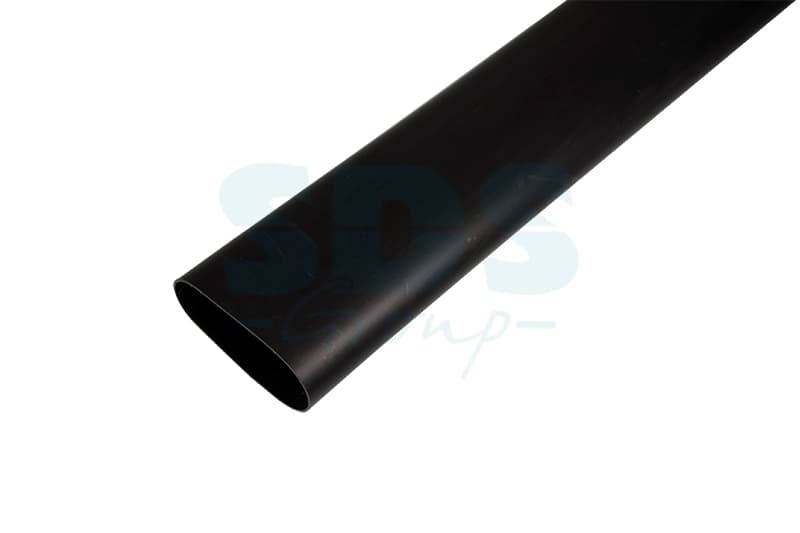 Термоусаживаемая трубка клеевая 19,0/3,2 мм, (6:1) черная, упаковка 4 шт. по 1 м Rexant 23-0019