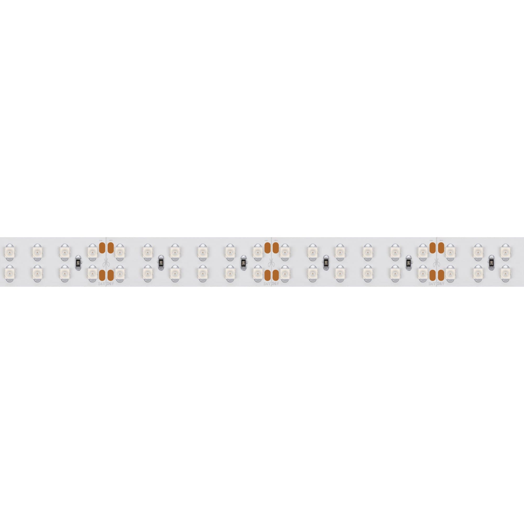 Arlight Светодиодная лента RT 2-5000 24V Red 2x2 (3528, 1200 LED, LUX) (19.2 Вт/м, IP20) 008775(B) — миниатюра 5