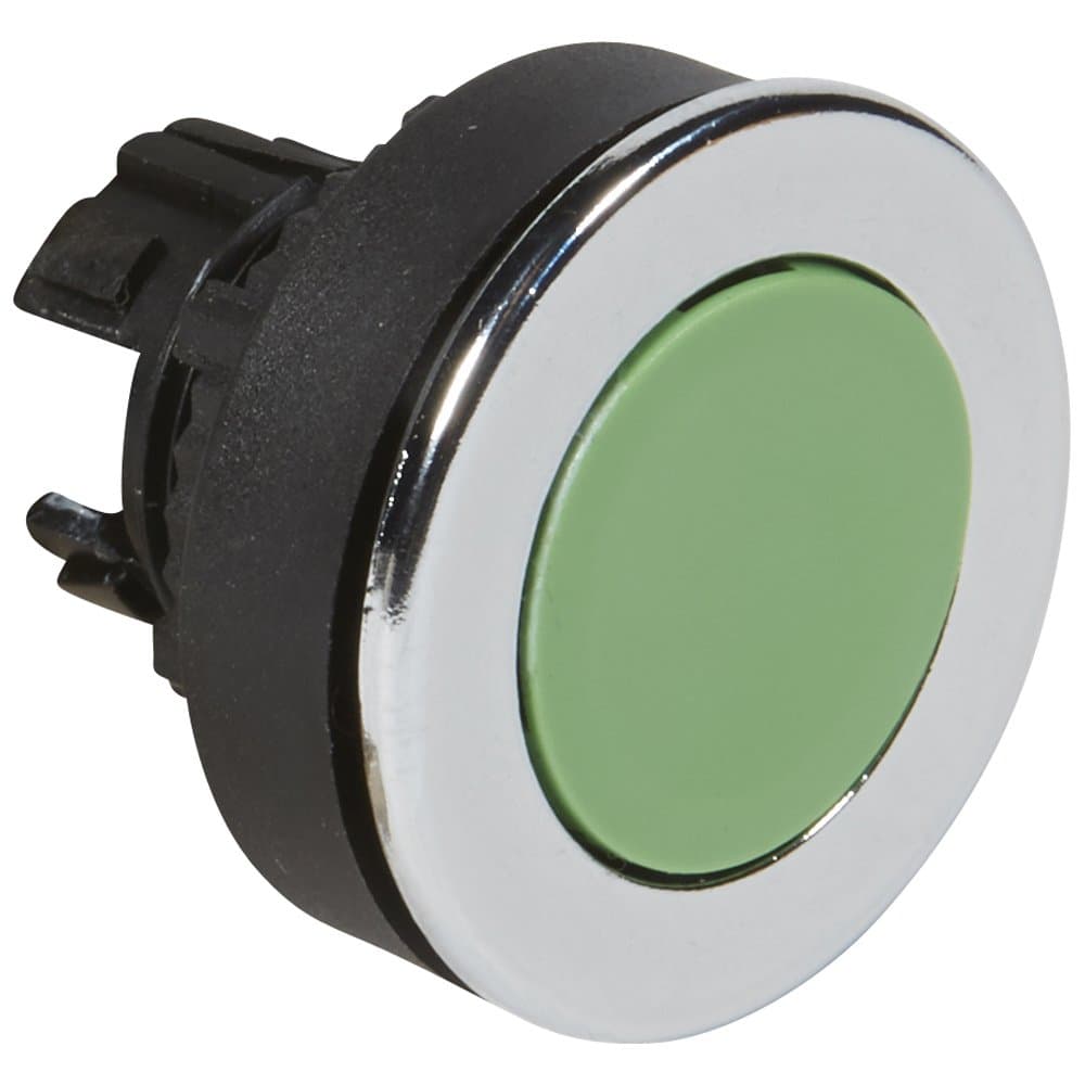 Legrand Osmoz Скрытая головка с утопленным толкателем ∅ 30 для компл. с пружинным возвратом без подсв. IP 66 зеленый 023815