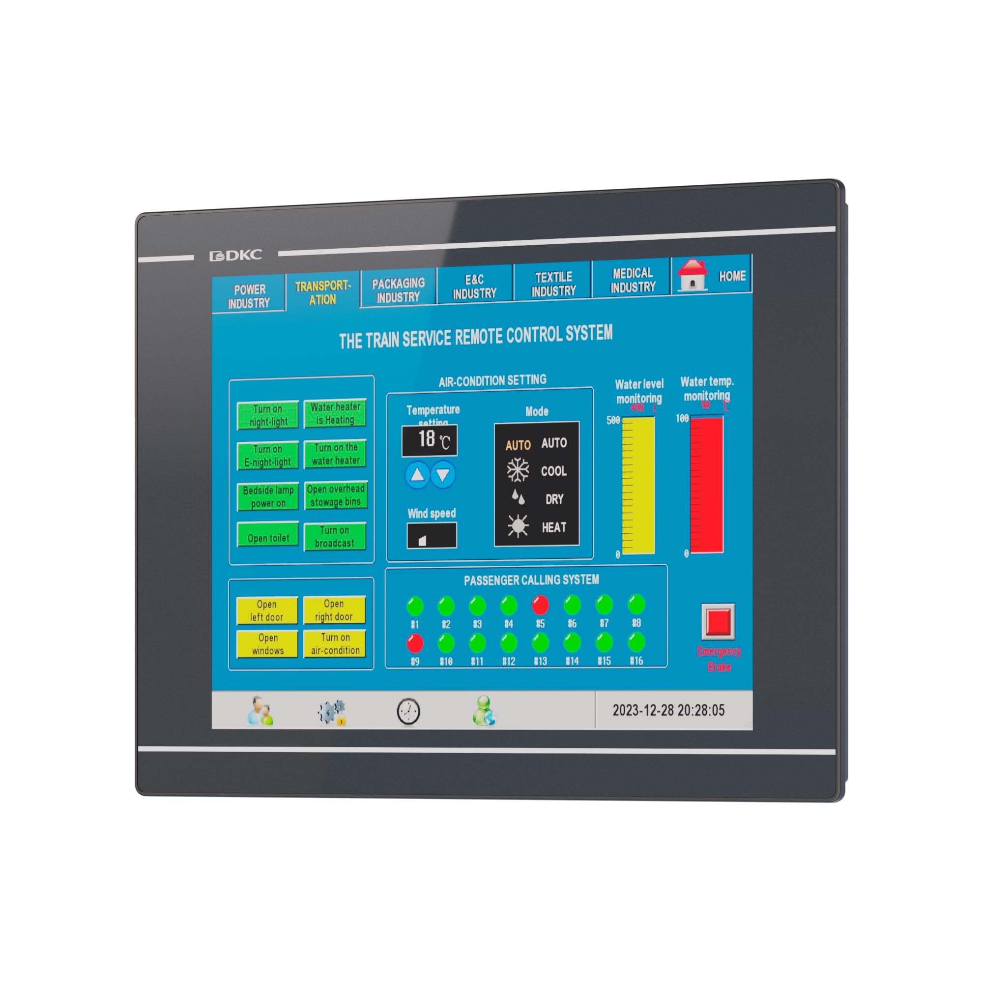 DKC Промышленная операторская панель, диагональ15", 64K цветов дисплей TFT,разрешение 1024*768 px, порты: 2 COM, 1 MicroUSB, 1 USB, 1 Ethernet