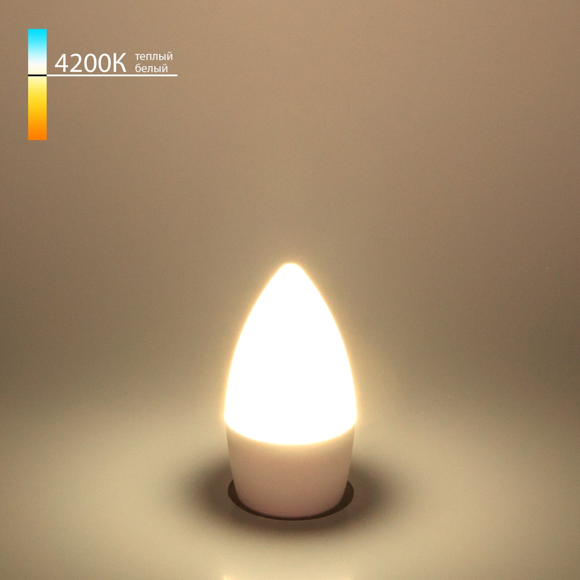 Elektrostandard BLE2737 / Светодиодная лампа Свеча СD LED 6W 4200K E27 a048675