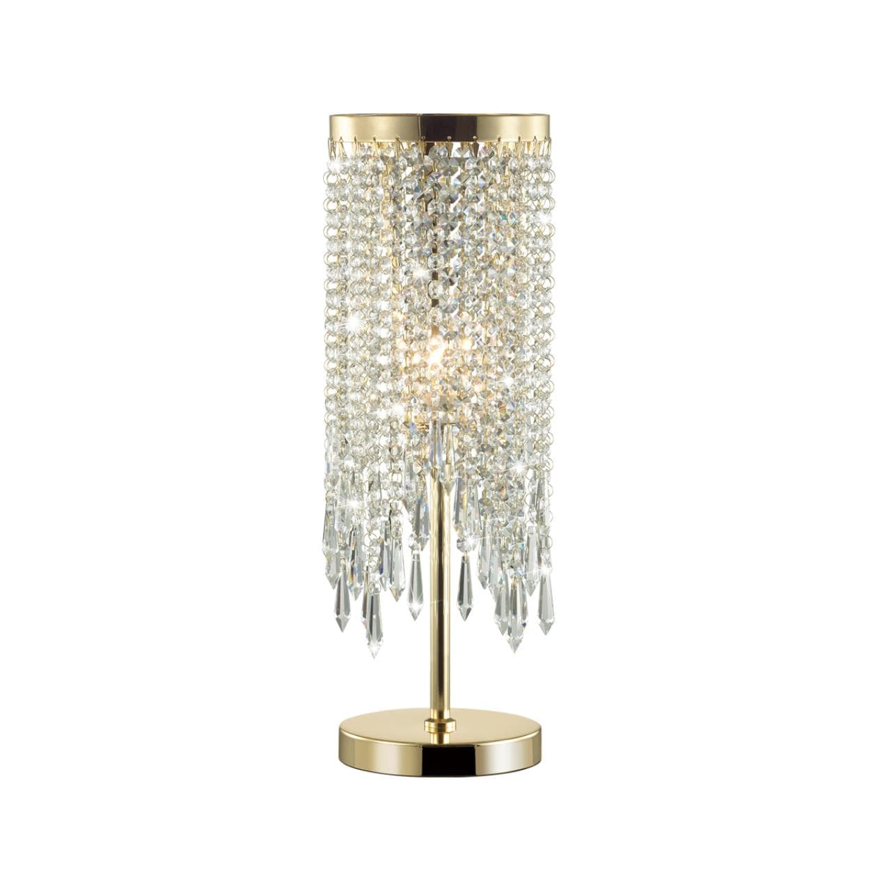 Odeon Light 5028/1T MODERN ODL23 429 золотой/прозрачный металл/хрусталь Настольная лампа E14 1*40W CHOKKA — миниатюра 1