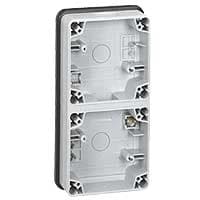 Legrand Plexo Коробка 2 постовая вертикальная IP66 090492 — миниатюра 2