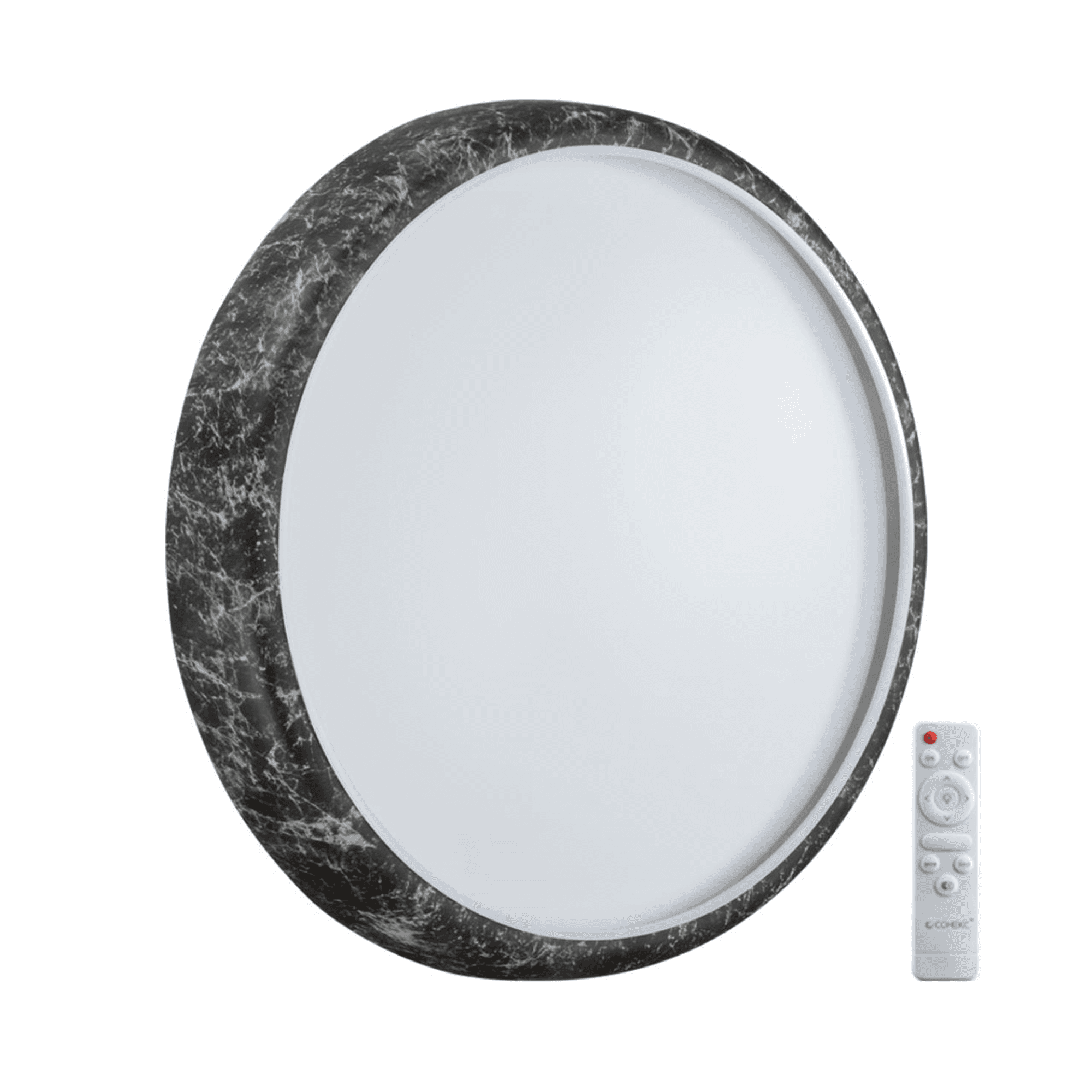 Sonex 7639/EL COLOR SN Светильник пластик/черн. мрамор LED 70Вт 3000-6000K D510 IP43 пульт ДУ MRAMO BLACK
