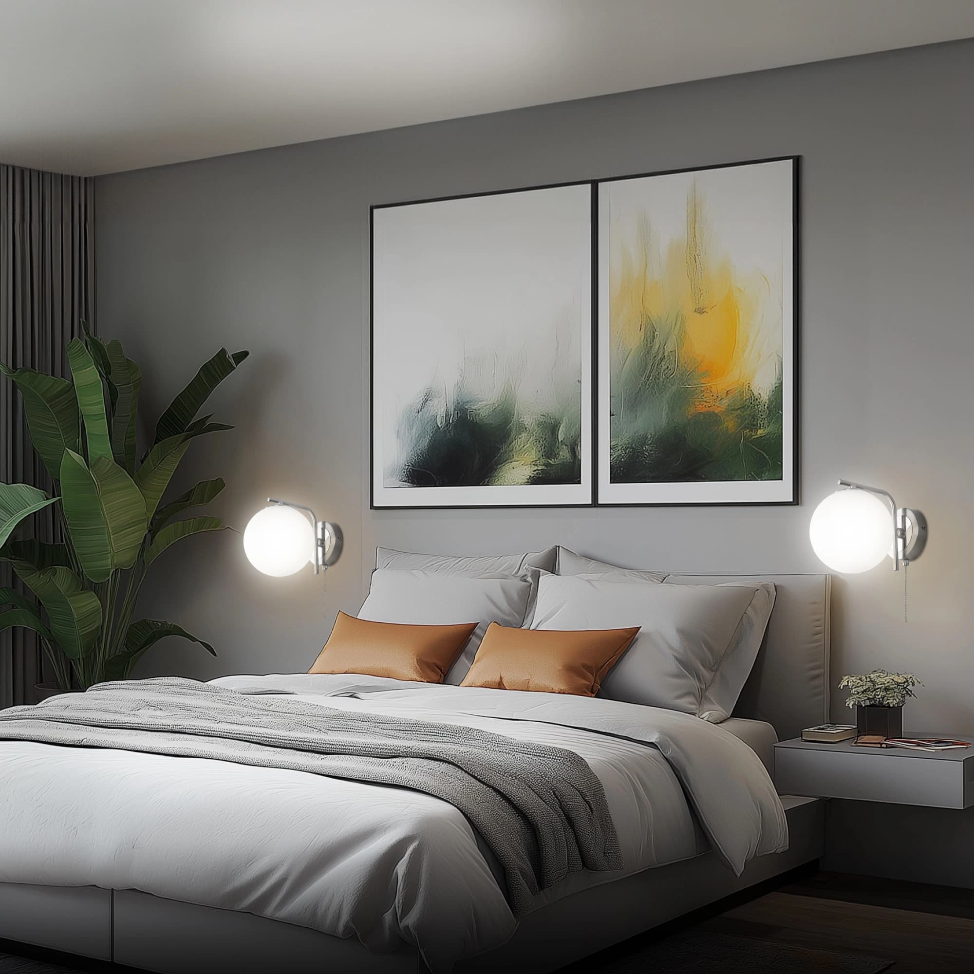 CITILUX CL102314 Томми Хром Матовый+ Белый Светильник Бра — миниатюра 12