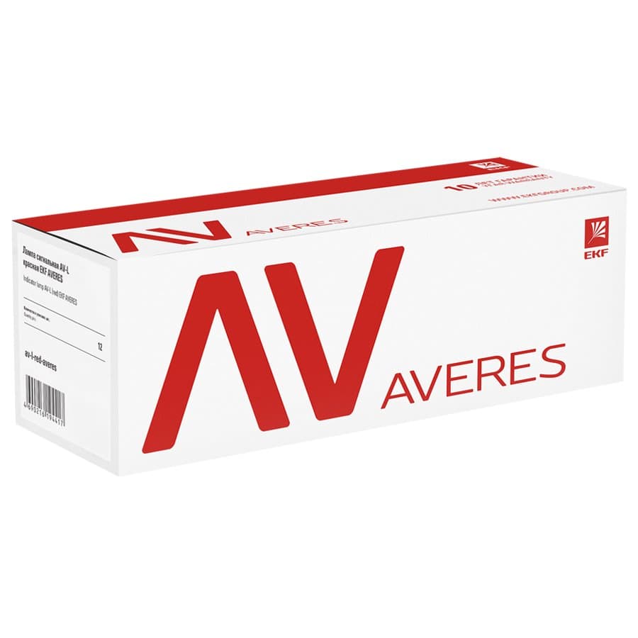 EKF Averes Лампа сигнальная AV-L красная — миниатюра 3
