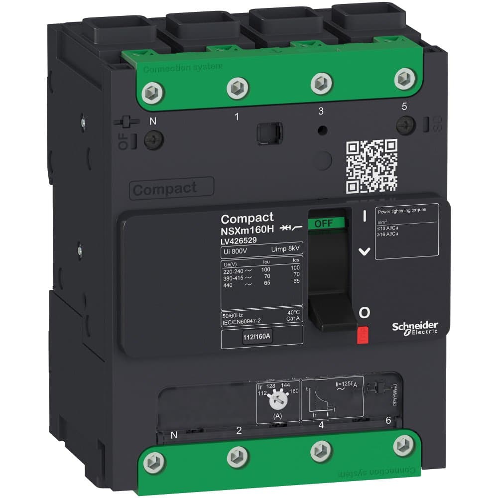 SE Compact NSXm Автоматический выключатель 4P4Т 36kA TM80D Elink LV426326