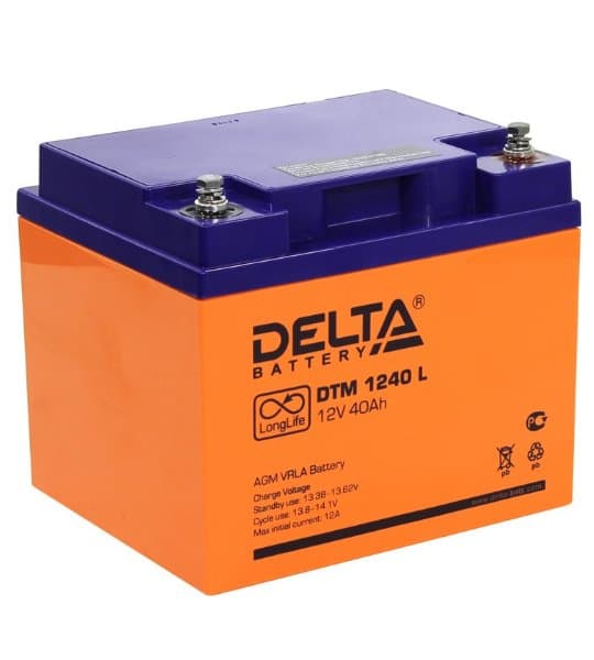 Delta Аккумуляторная батарея DTM 1240 L (12V/40Ah)