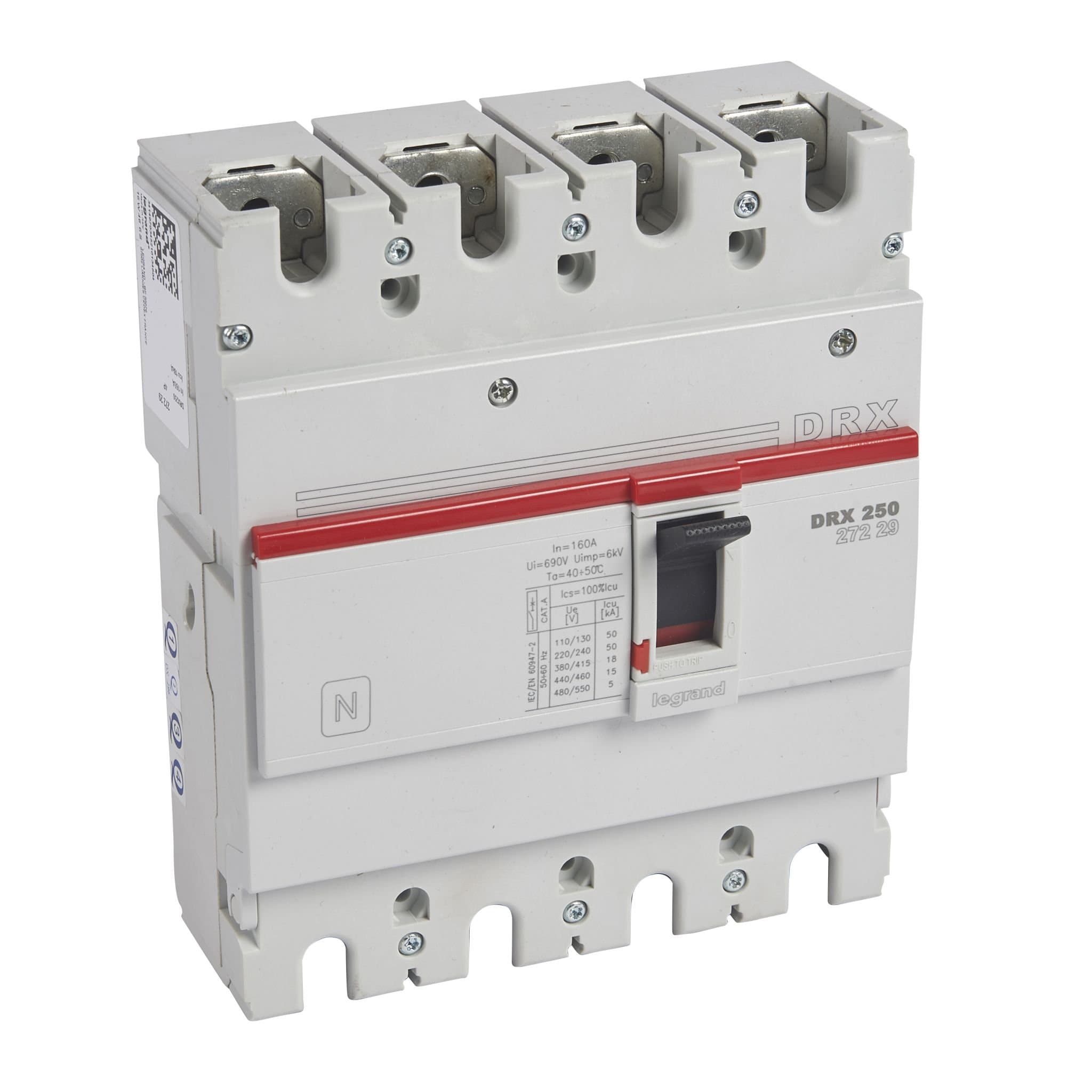 Legrand DRX250 термомагнитный 160A 4П 18kA 027229 — миниатюра 2