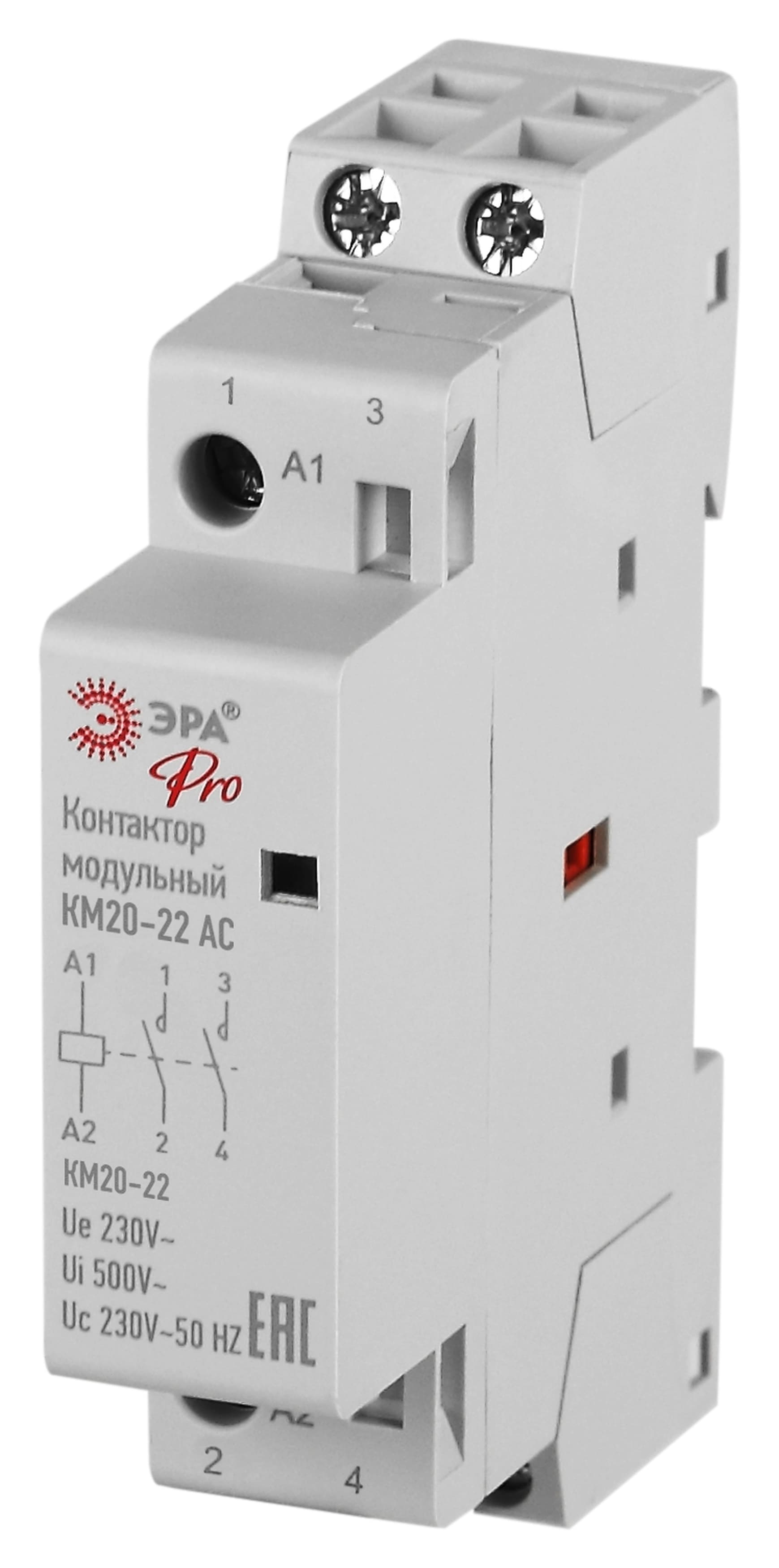 ЭРА Контактор модульный PRO NO-902-328 КМ20-22 АС