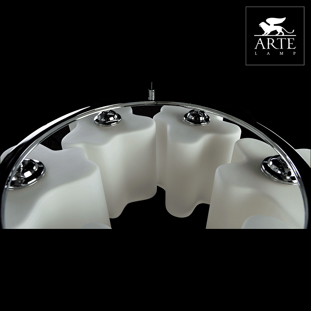 Arte Lamp Serenata Хром/Белый Светильник подвесной 6x40W 6xE27 A3479SP-6CC — миниатюра 3