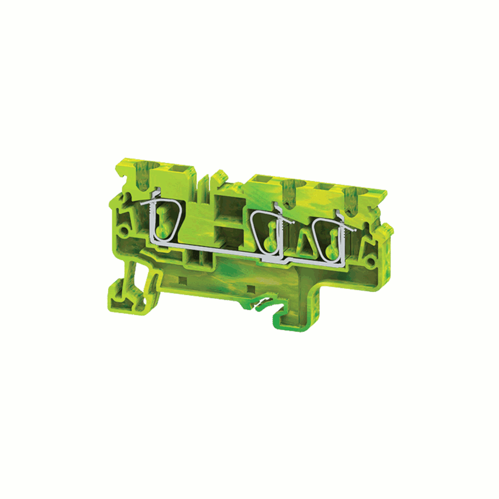 КЭАЗ Клемма заземляющая пружинная OptiClip CXG-2,5-TRIPLET-PE-I-(0,2-2,5)-PEN