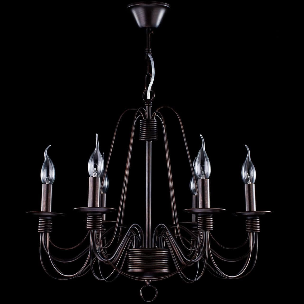 Freya Classic Velia Коричневый Люстра E14 60W FR2046-PL-06-BR — миниатюра 6