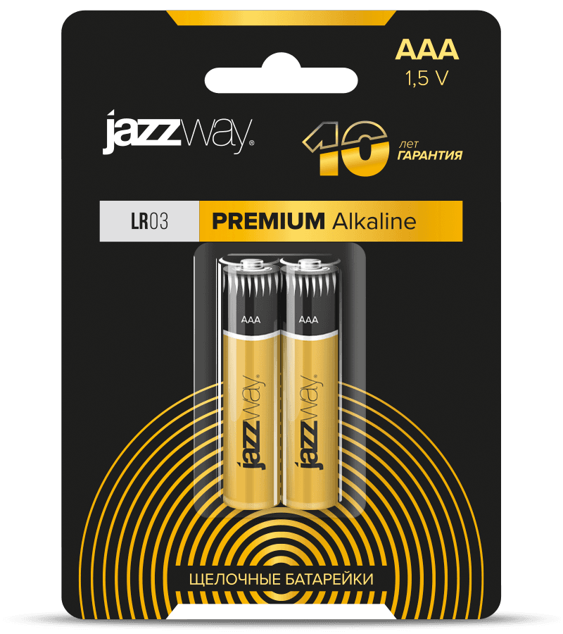Jazzway LR03 PREMIUM Alkaline BL-2 .5026865